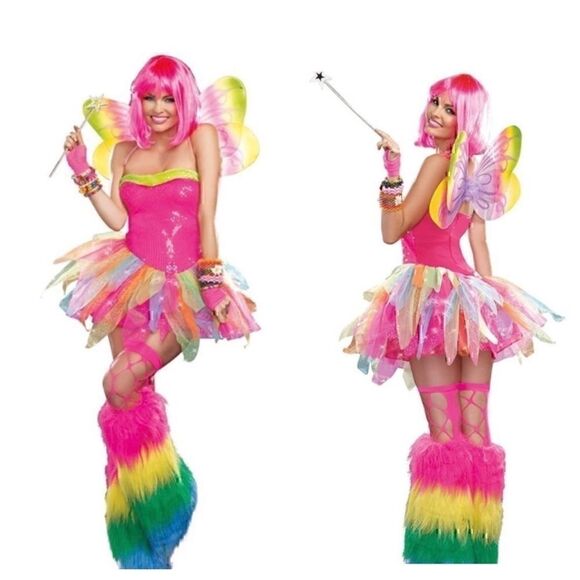 New Dreamgirl Rainbow Fairy   Small and Medium available - Picture 1 of 8